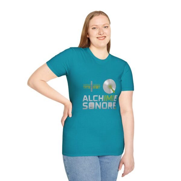 Eco-Friendly Unisex Softstyle T-Shirt - 'Alchimie Sonore' Music Vibe - immagine 122