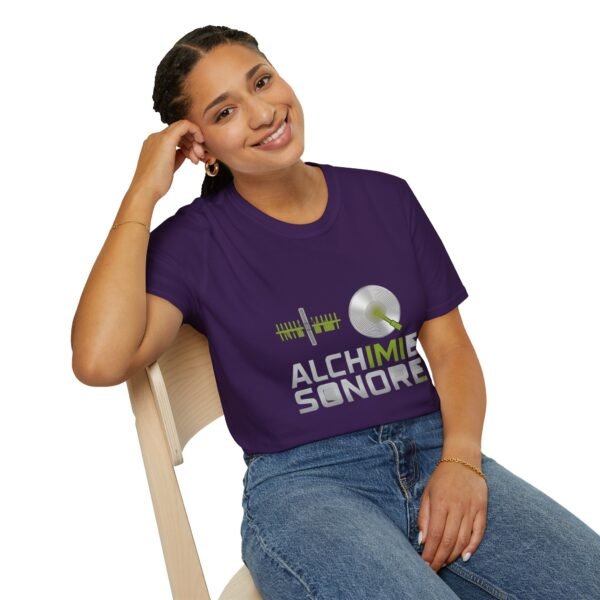 Eco-Friendly Unisex Softstyle T-Shirt - 'Alchimie Sonore' Music Vibe - immagine 183