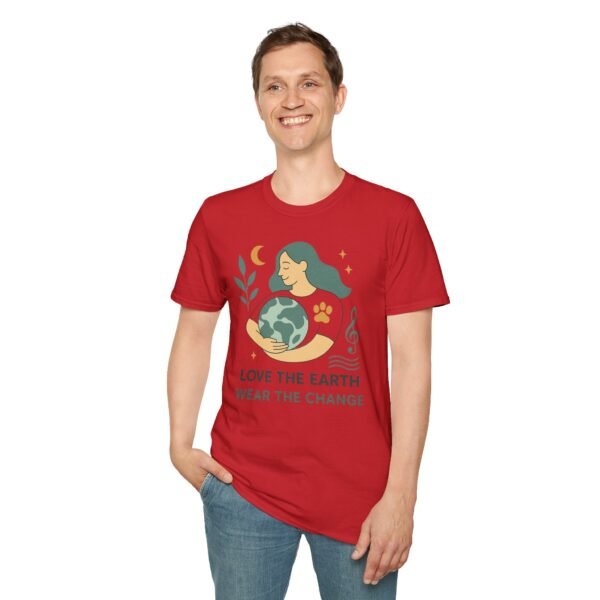 Eco-Friendly Unisex T-Shirt - "Love the Earth, Wear the Change" - immagine 134