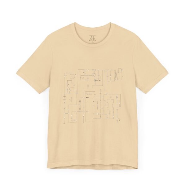 Minimalist Circuit Design Unisex Short Sleeve Tee - immagine 69