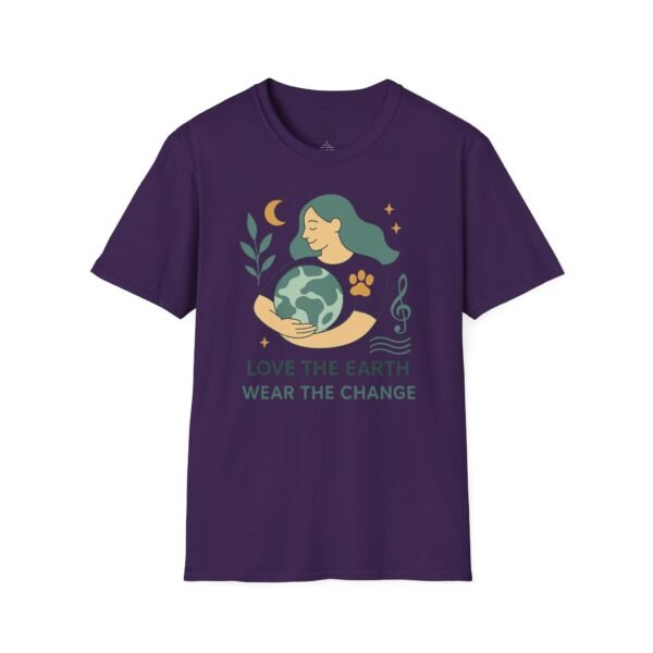 Eco-Friendly Unisex T-Shirt - "Love the Earth, Wear the Change" - immagine 119
