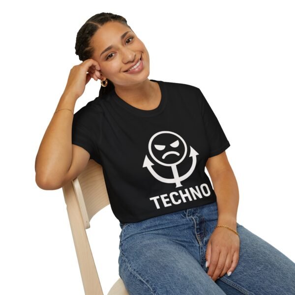 Techno Vibes Unisex Softstyle T-Shirt - Perfect for Music Lovers