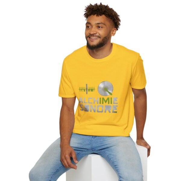 Eco-Friendly Unisex Softstyle T-Shirt - 'Alchimie Sonore' Music Vibe - immagine 82