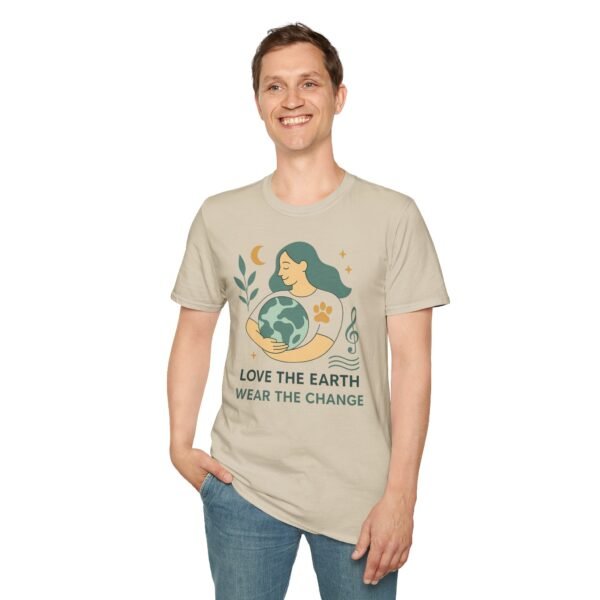 Eco-Friendly Unisex T-Shirt - "Love the Earth, Wear the Change" - immagine 36