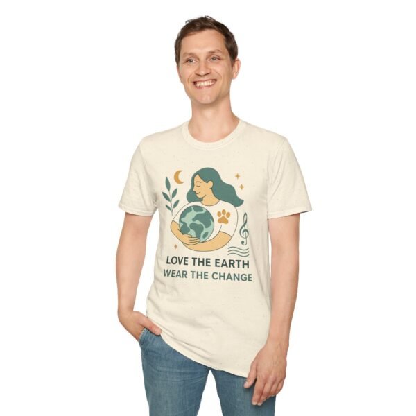 Eco-Friendly Unisex T-Shirt - "Love the Earth, Wear the Change" - immagine 66