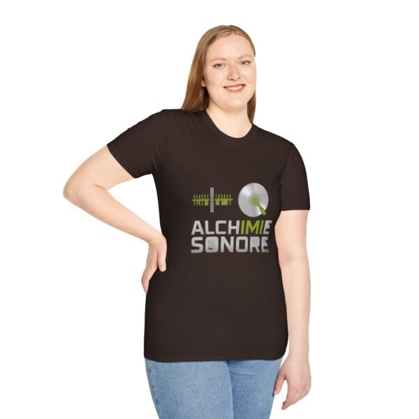 Eco-Friendly Unisex Softstyle T-Shirt - 'Alchimie Sonore' Music Vibe - immagine 56