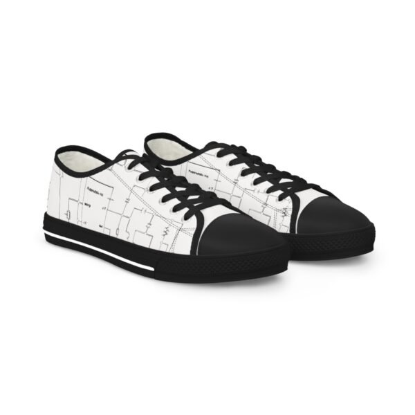 Sneaker basse stilose con design moderno con schema elettrico "Alchimiesonore" - immagine 5