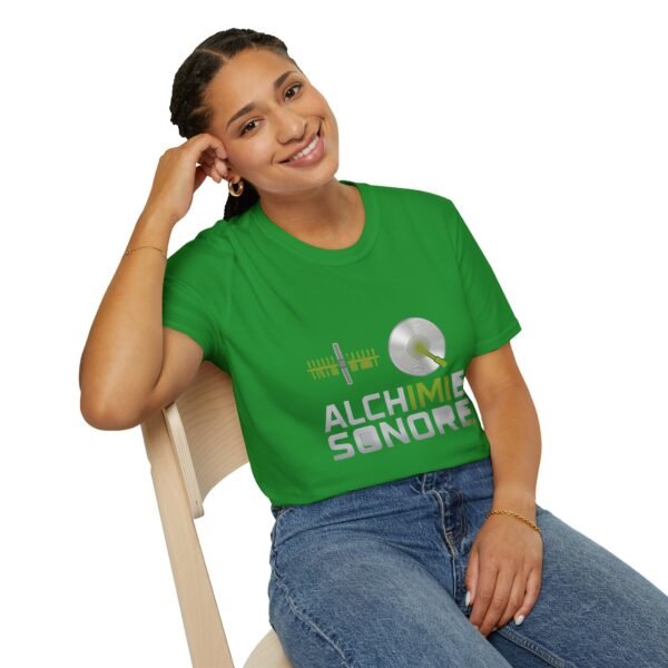 Eco-Friendly Unisex Softstyle T-Shirt - 'Alchimie Sonore' Music Vibe - immagine 100
