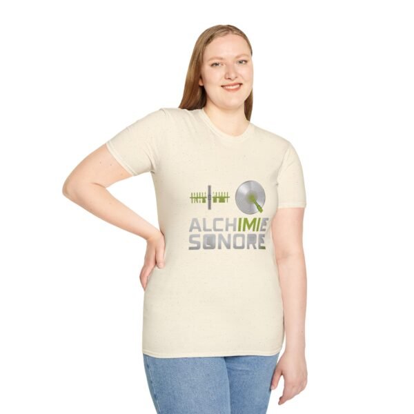Eco-Friendly Unisex Softstyle T-Shirt - 'Alchimie Sonore' Music Vibe - immagine 63