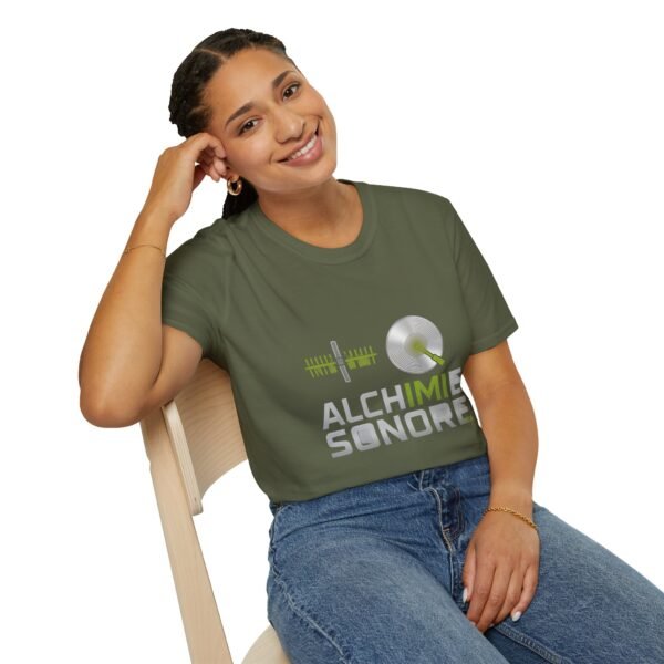 Eco-Friendly Unisex Softstyle T-Shirt - 'Alchimie Sonore' Music Vibe