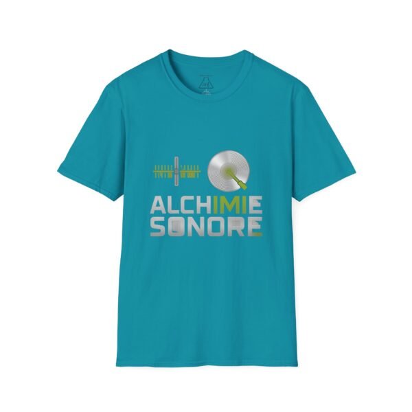 Eco-Friendly Unisex Softstyle T-Shirt - 'Alchimie Sonore' Music Vibe - immagine 118
