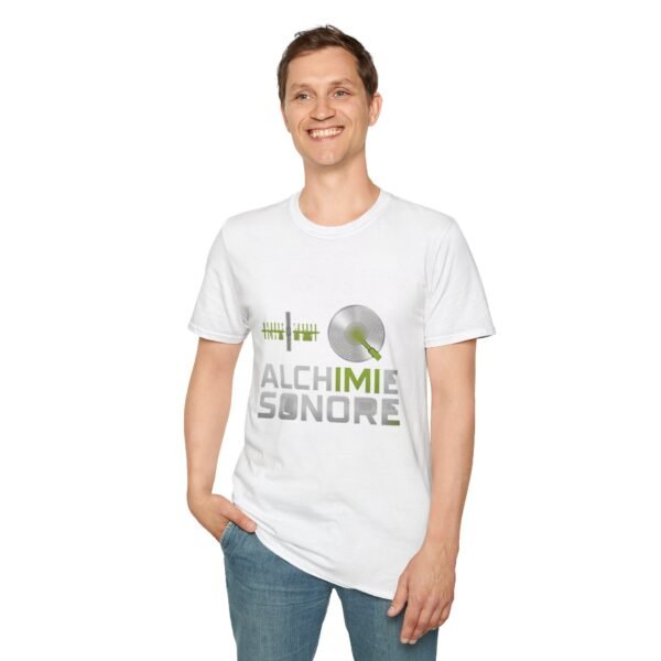 Eco-Friendly Unisex Softstyle T-Shirt - 'Alchimie Sonore' Music Vibe - immagine 19