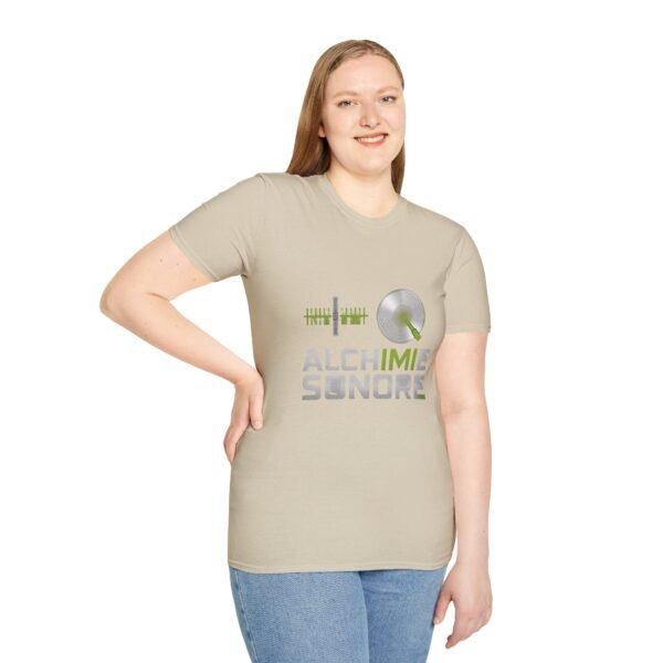 Eco-Friendly Unisex Softstyle T-Shirt - 'Alchimie Sonore' Music Vibe - immagine 40