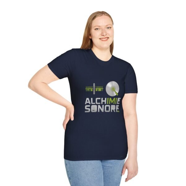Eco-Friendly Unisex Softstyle T-Shirt - 'Alchimie Sonore' Music Vibe - immagine 170