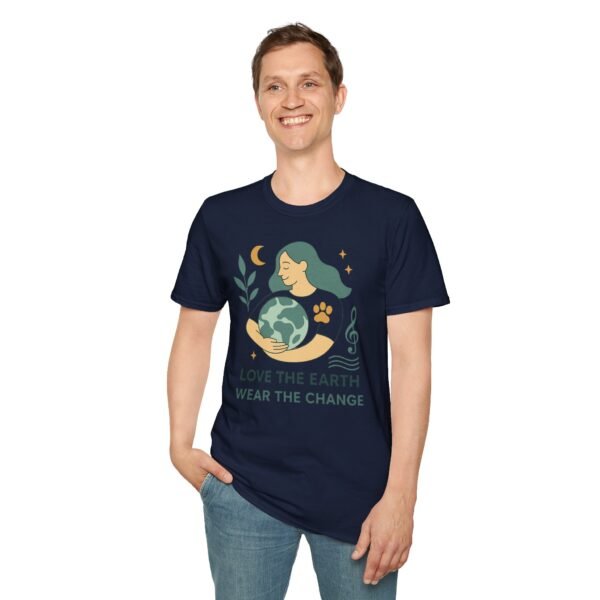 Eco-Friendly Unisex T-Shirt - "Love the Earth, Wear the Change" - immagine 116