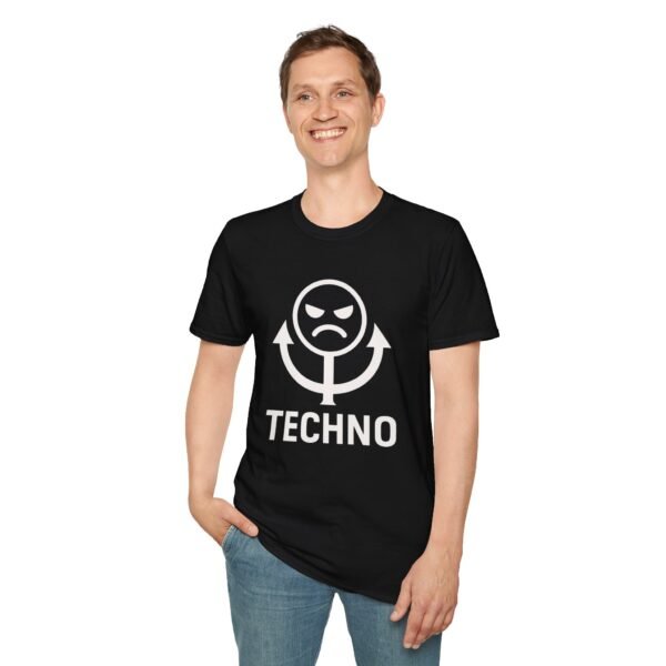 Techno Vibes Unisex Softstyle T-Shirt - Perfect for Music Lovers - immagine 8