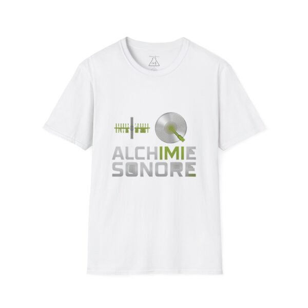 Eco-Friendly Unisex Softstyle T-Shirt - 'Alchimie Sonore' Music Vibe - immagine 13