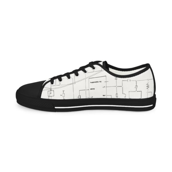 Sneaker basse stilose con design moderno con schema elettrico "Alchimiesonore" - immagine 8