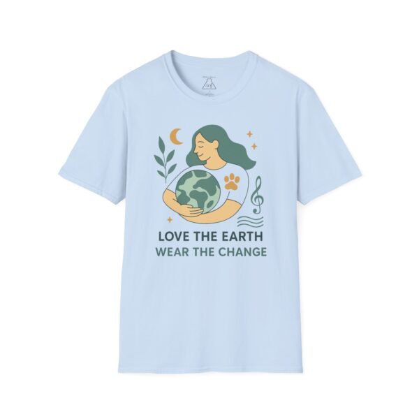 Eco-Friendly Unisex T-Shirt - "Love the Earth, Wear the Change" - immagine 99