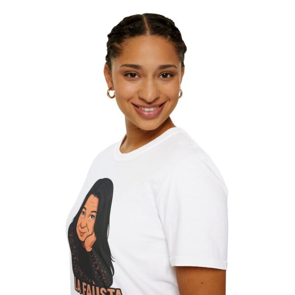 Funny Unisex Softstyle T-Shirt - 'La Fausta' Graphic Tee - immagine 9