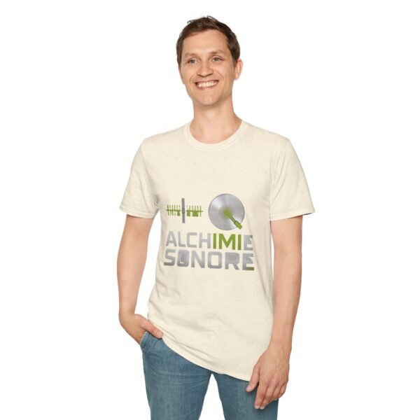Eco-Friendly Unisex Softstyle T-Shirt - 'Alchimie Sonore' Music Vibe - immagine 65