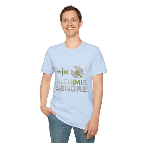 Eco-Friendly Unisex Softstyle T-Shirt - 'Alchimie Sonore' Music Vibe - immagine 137