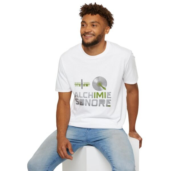 Eco-Friendly Unisex Softstyle T-Shirt - 'Alchimie Sonore' Music Vibe - immagine 23
