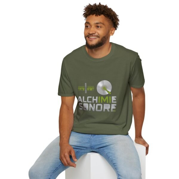 Eco-Friendly Unisex Softstyle T-Shirt - 'Alchimie Sonore' Music Vibe - immagine 12