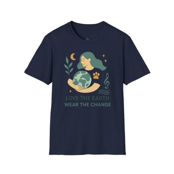 Eco-Friendly Unisex T-Shirt - "Love the Earth, Wear the Change" - immagine 109