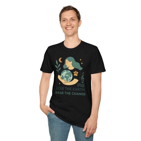 Eco-Friendly Unisex T-Shirt - "Love the Earth, Wear the Change" - immagine 26