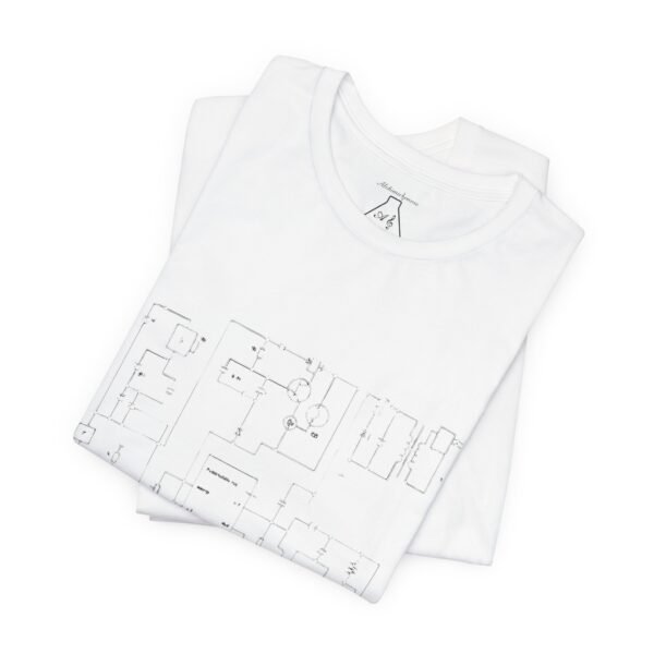 Minimalist Circuit Design Unisex Short Sleeve Tee - immagine 28
