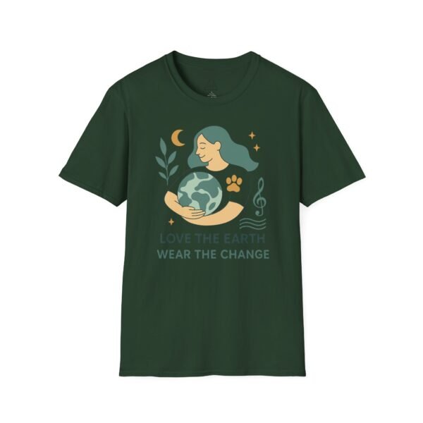 Eco-Friendly Unisex T-Shirt - "Love the Earth, Wear the Change" - immagine 79