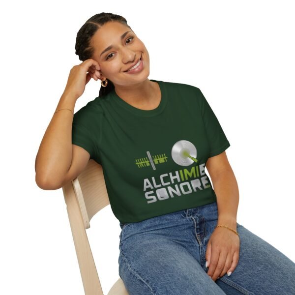 Eco-Friendly Unisex Softstyle T-Shirt - 'Alchimie Sonore' Music Vibe - immagine 88